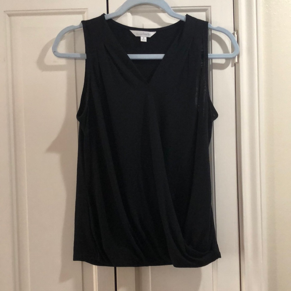 Black tank top
